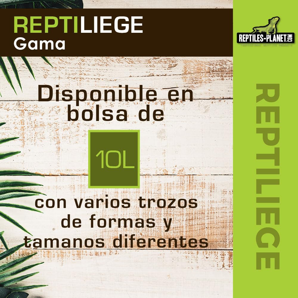 Reptiles Planet – Repticorcho – Surtido de Corcho para decoración de terrario – 10 litros
