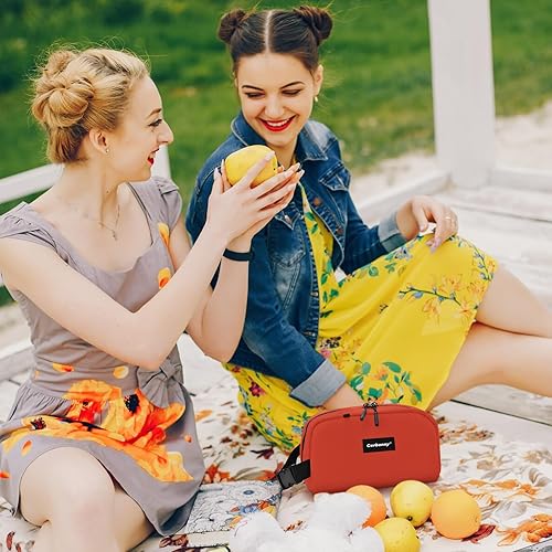 Miniatura 6 de Cerbonny Pequeña bolsa hielera congelable para viajes de trabajo, escuela, a prueba de fugas, aislada, adecuada para mayores de 3 años