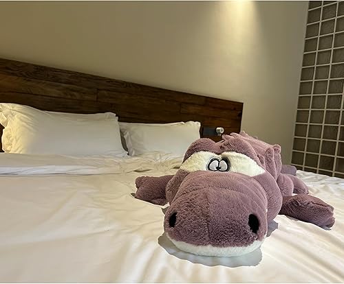 Vista 67 de Hofun4U Alligator Plush Pillow, 61 inch Alligator Stuffed Animal, Home Decoration Christmas Valentine’s Birthday Gift for Boys Girls Adults Kids
