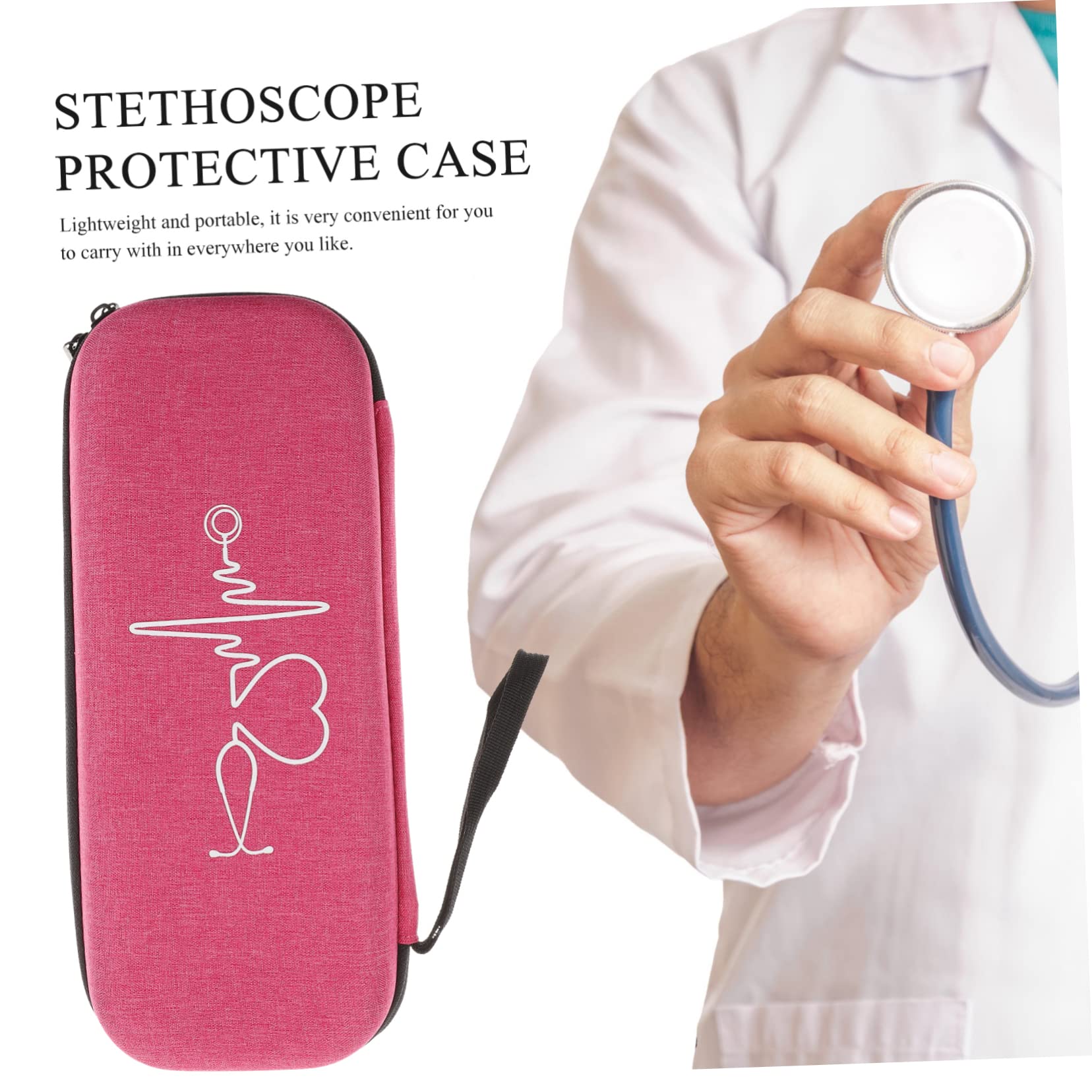 CIYODO Lit? Compatible Case Portable Storage Bag Net Pouch Easy to Carry Compact and Sturdy Rosy