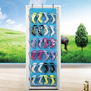 Schuh-Organizer Für Die Tür - 12 Taschen Transparente Aufbewahrung