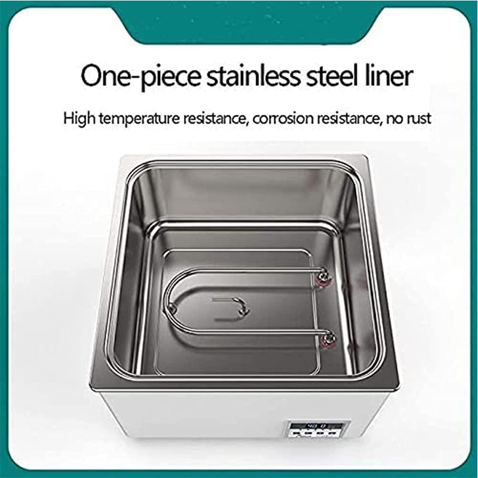 Calentador termostático para baño de agua de laboratorio, pantalla digital, revestimiento de acero inoxidable, capacidad de 3/6/12/18 L, función de temporización, calefacción circulante de 360°, par