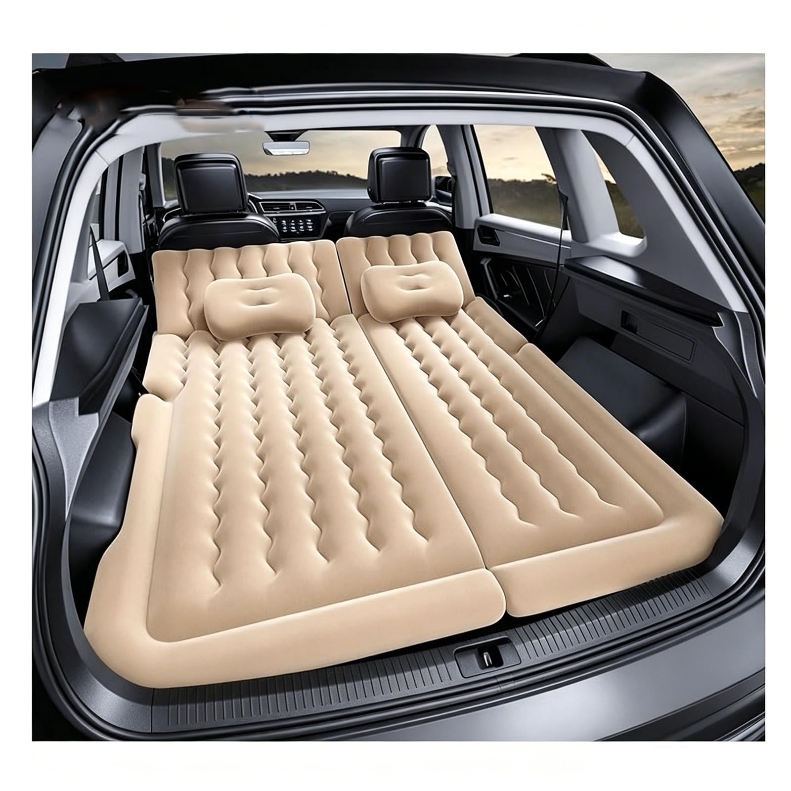 APOINBV Car Inflatable Mattress for Lexus UX 250h 2017-2020 Sleeping Pad Trunk Air Bed Mattresses Back Seat Cushion Camping Travel Mat,C