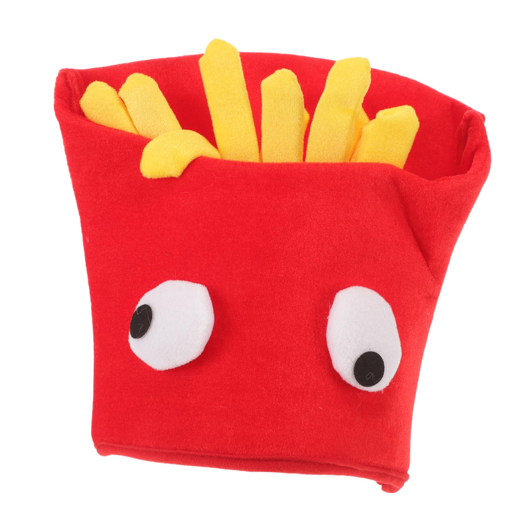 PartyKindom 1Pc Halloween French Fries Shape Hat Funny Headgear Decor for Parties Unique Costume Accessory for Halloween Masquerade Birthdays and Photo Props