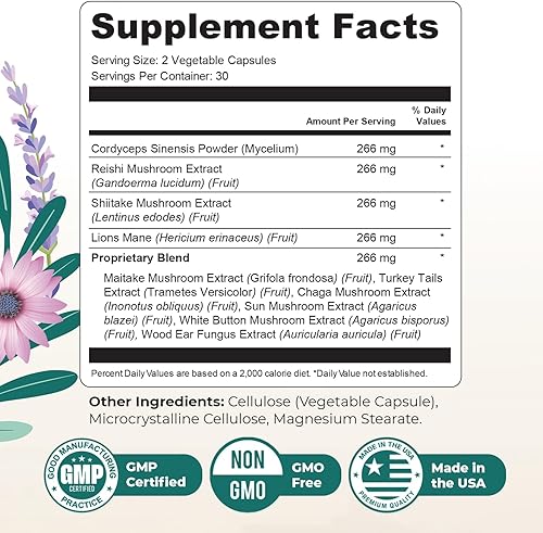 Miniatura 3 de Menovelle Cápsulas para mujer  Fórmula natural de apoyo diario con hongos y botánicos  Sin OMG, fácil de tomar, fabricado en los Estados Unidos, 60