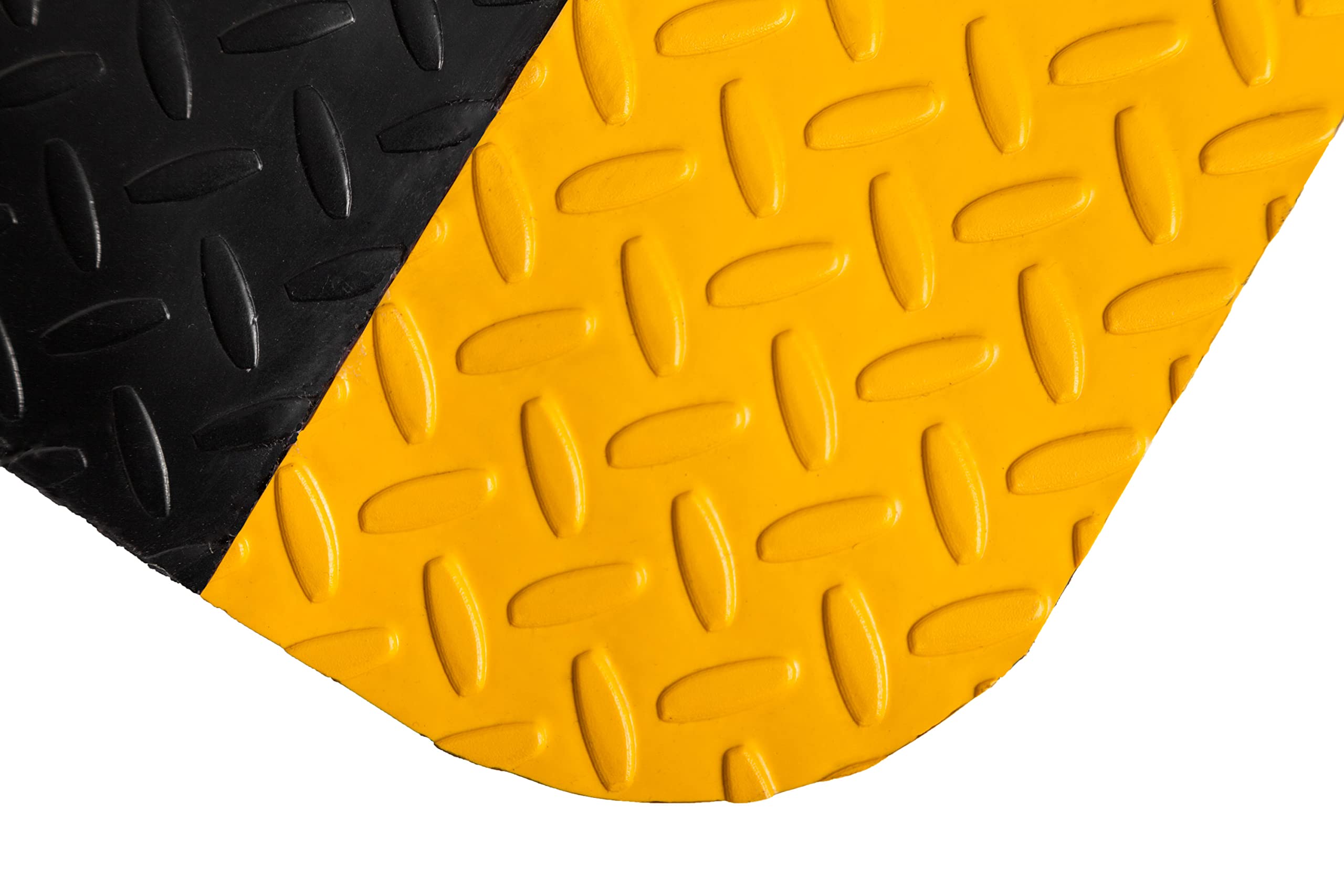 Tapetes Niva® Anti Fatigue Mat, Diamond Plate Finish, Foam Interior. for Kitchen, Garage, Industry, or Harsh use, Industrial Grade. (Yellow Stripes, 36" L x 24" W x 0,82" Th) — Amazon image 7