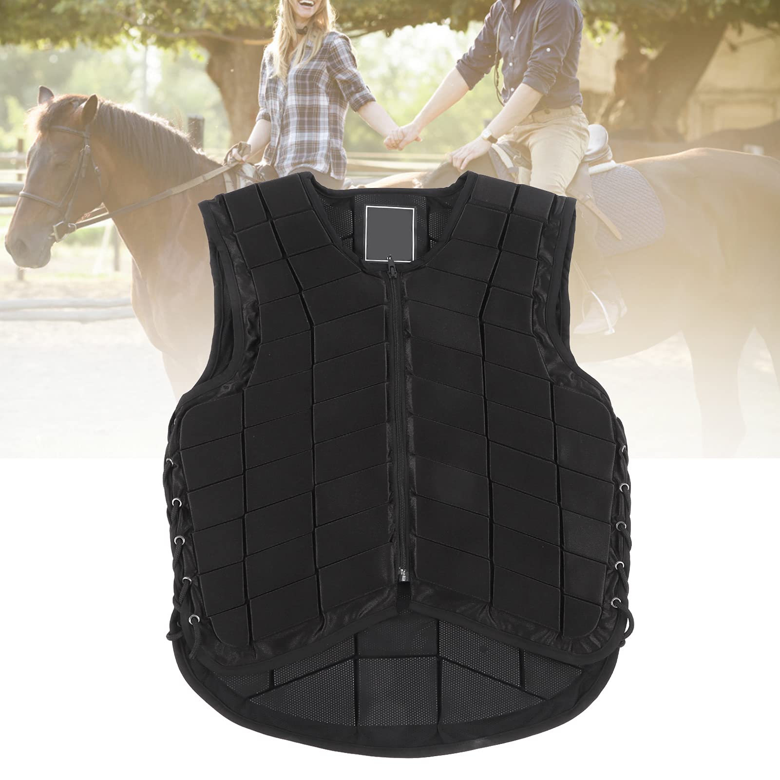 Chaleco Ecuestre De Seguridad Para Montar A Caballo,Chaleco Ecuestre Premium Para Adultos,Protección Corporal Ecuestre: Protección Cómoda Y Duradera Para Montar A Caballo(M)