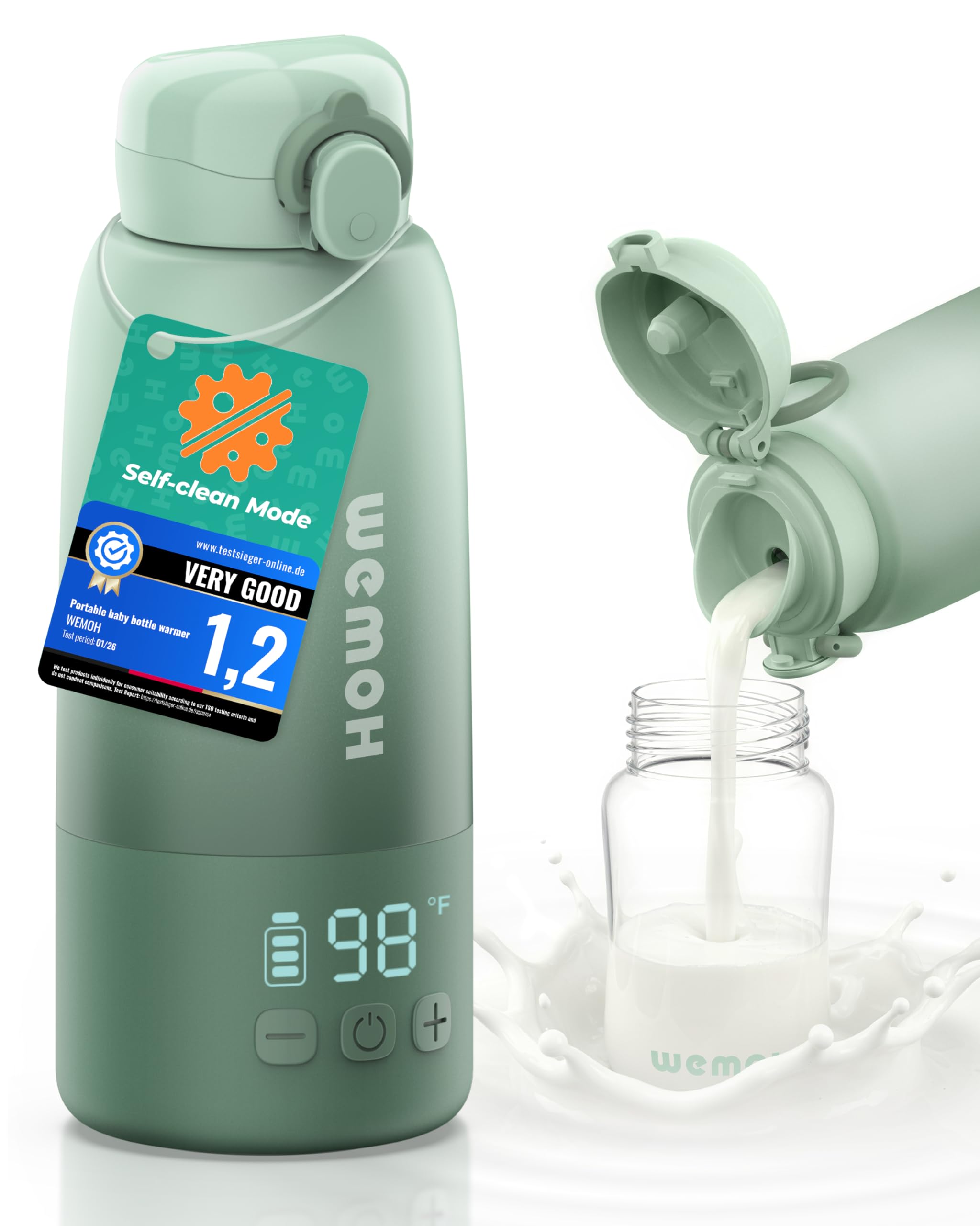 Upgraded Portable Milk Warmer
