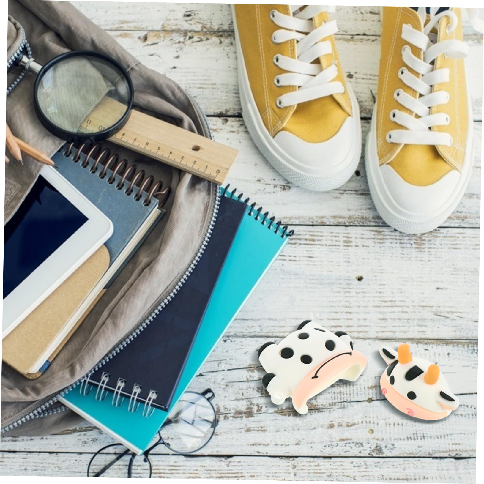 jojofuny 3piezas Funda Protectora para Diseño De Cartoon Estuche Adorable Antirrayaduras Gancho para Mochila para Almacenamiento De Auriculares Inalámbricos
