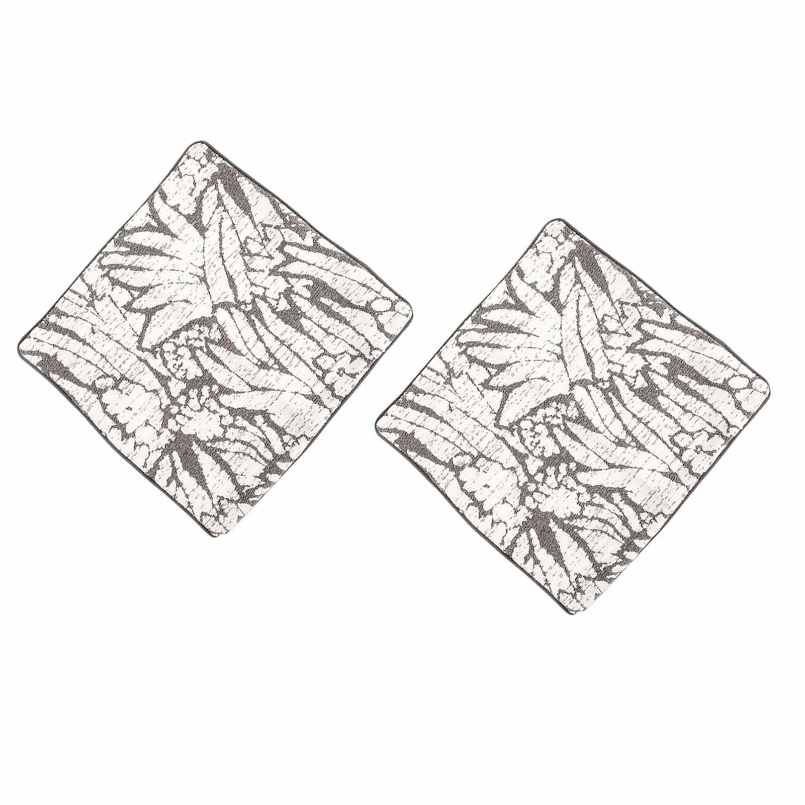 Fockety Federe per Cuscini, Confezione da 4 Federe in Morbido Tessuto di Poliestere Delicato Sulla Pelle con Accenti Boho, Decorazione Rustica con Motivo a Righe per Soggiorno, Divano, Camera da