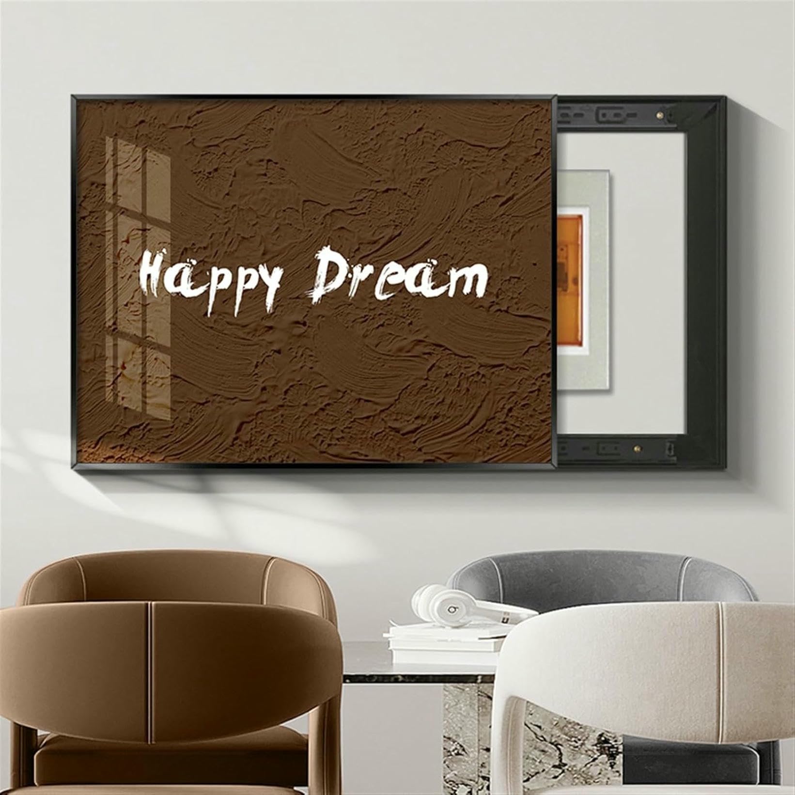 Tapa contador arte de pared y marco decorativo para cuadro eléctrico de salón