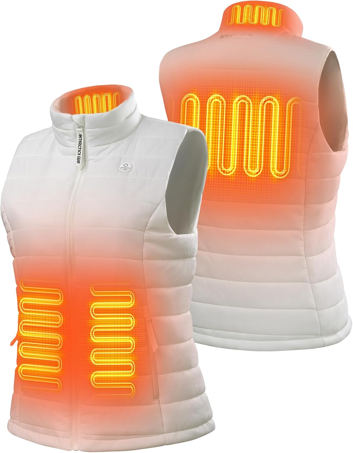 ANTARCTICA GEAR Women's Heated Vest With 16000mAh Battery Pack, Rechargable Lightweight Heated Vest for Winter Outdoor - Image 3