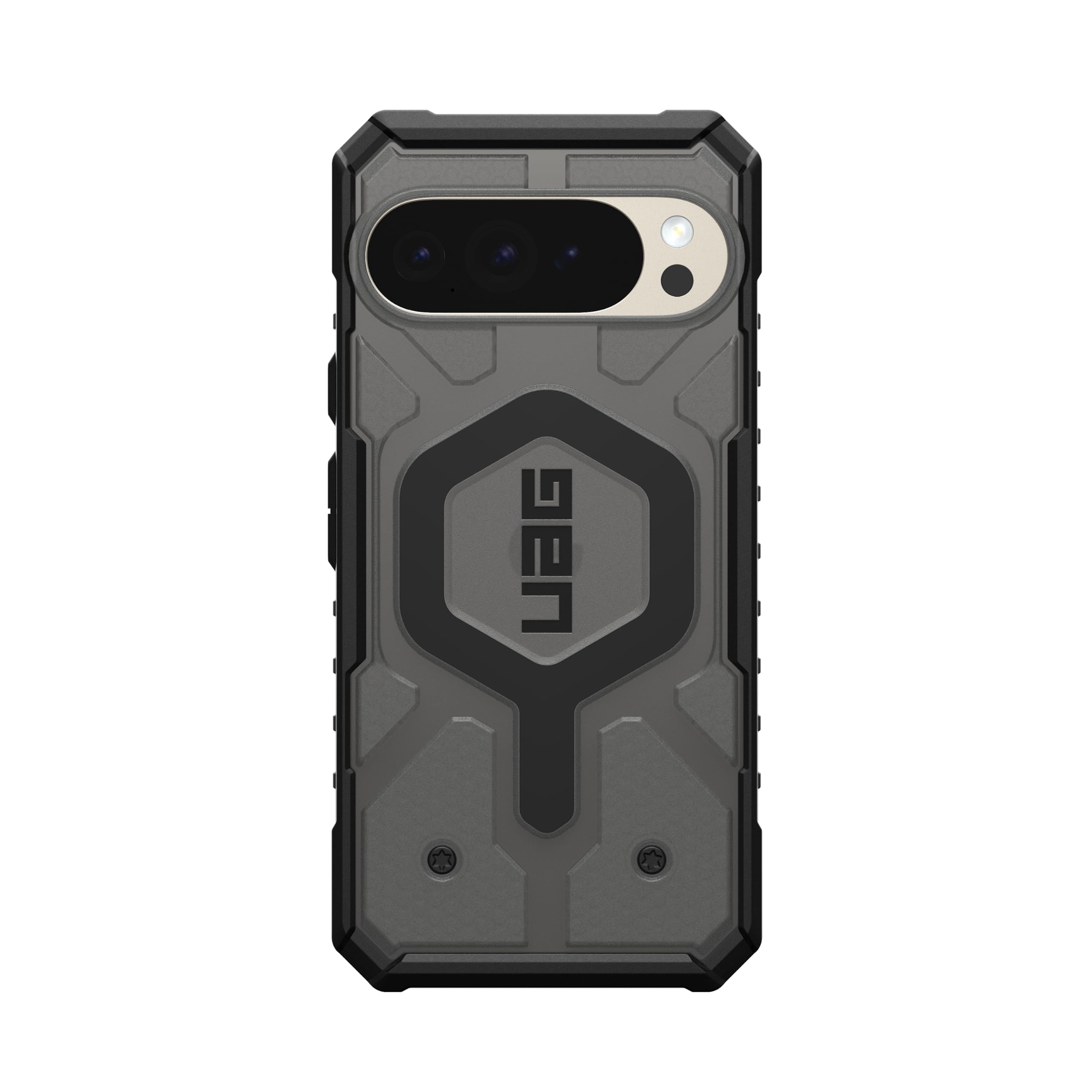 URBAN ARMOR GEAR UAG - Custodia protettiva trasparente per Google Pixel 10 Pro XL, compatibile con Pixelsnap e ricarica magnetica, robusta, colore: cenere/nero