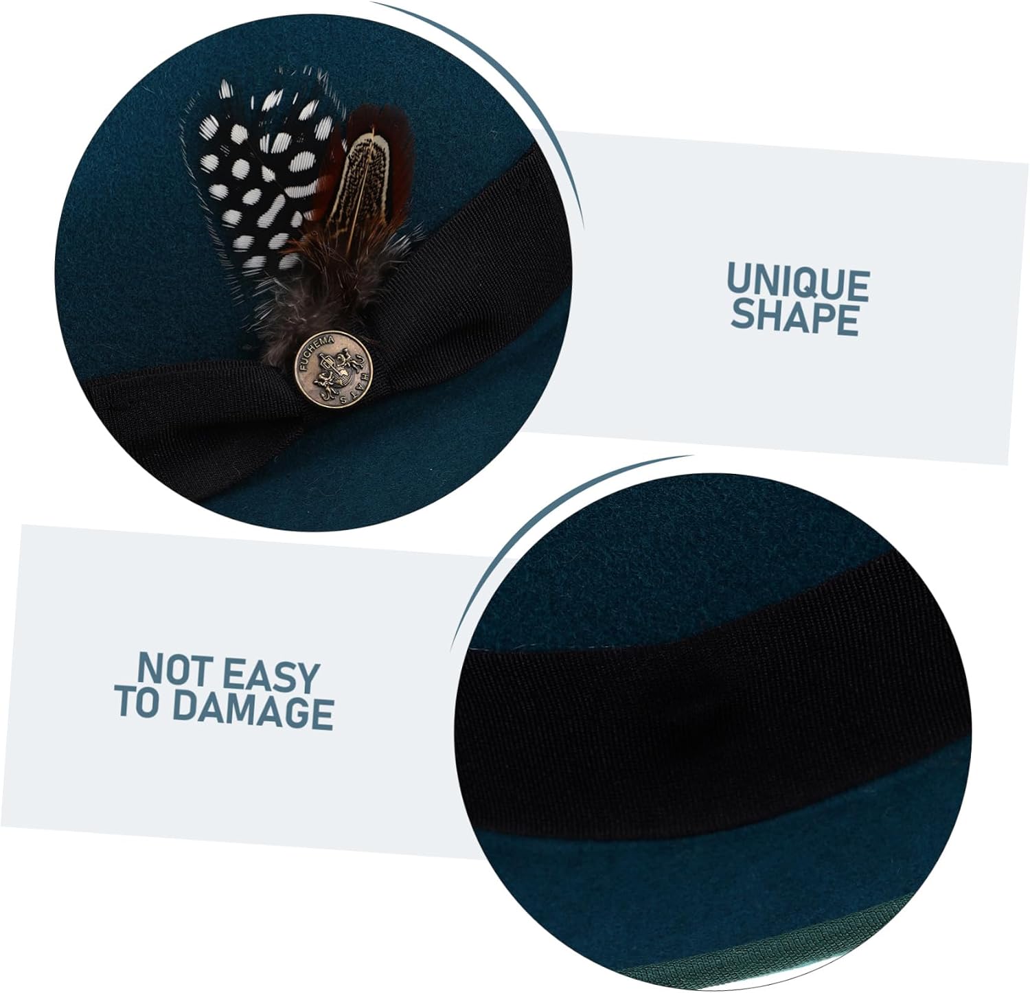 Stylish Fedora Hat for Men and Women Jazz Hat for Weddings Parties and Performances Unique Design with Wide Brim Elegance Green