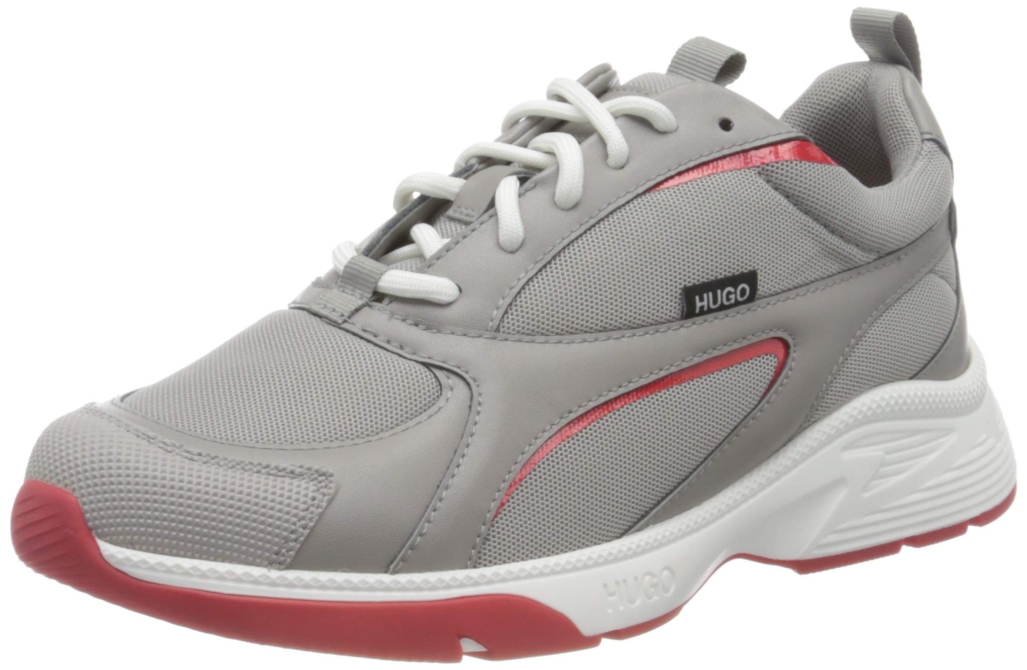 HUGO Women's Gilda_Runn_ayp Trainers, Light Pastel Grey56, 6 UK