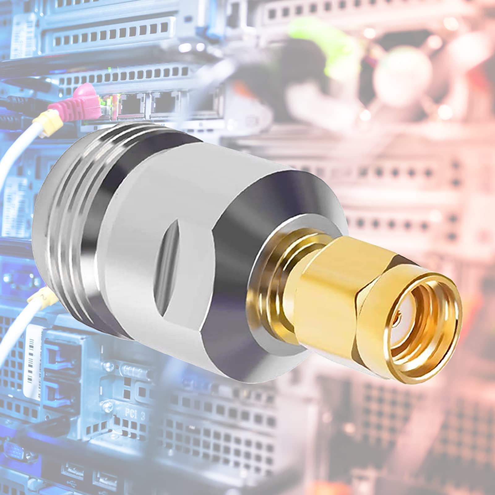 Connecteur SMA mâle vers connecteur femelle de type N Adaptateur coaxial RF droit