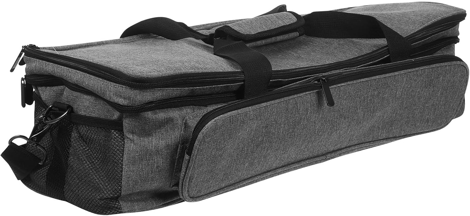 PERSELOSO ローリングクラフトトートバッグ（キャスター付き）クラフトカッター、スキャナー、プリンター用二層トート、ローリング