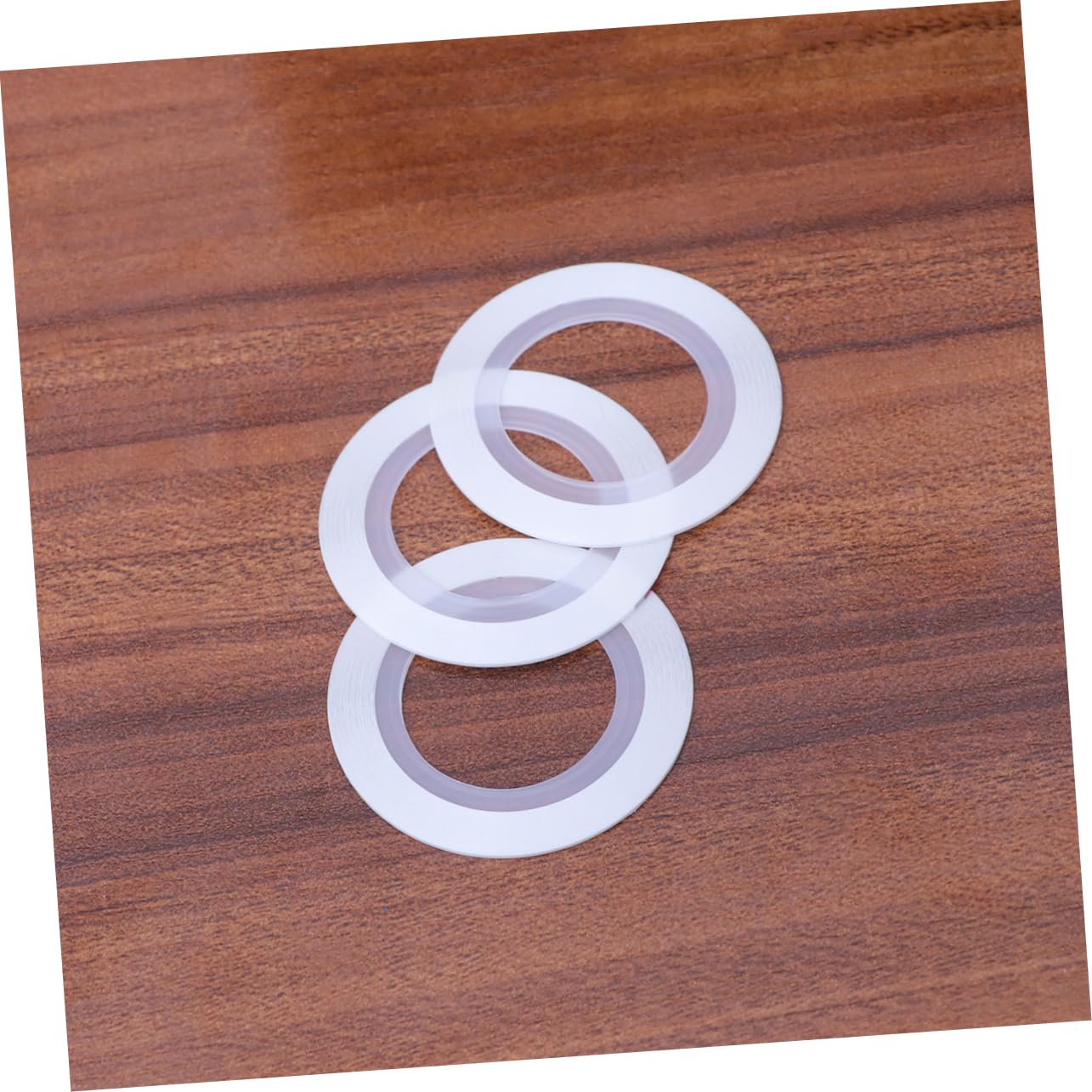 Mikinona 3pièces Rubans Autocollants Ligne Ongle Brillants Couleurs Métallisées Diy Manucure Pédicure Blanc