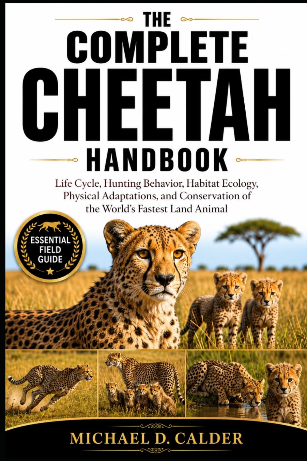The Complete Cheetah Handbook: Life Cycle, Hunting Behavior, Habitat Ecology, Physical Adaptations, and Conservation of the World’s Fastest Land Animal