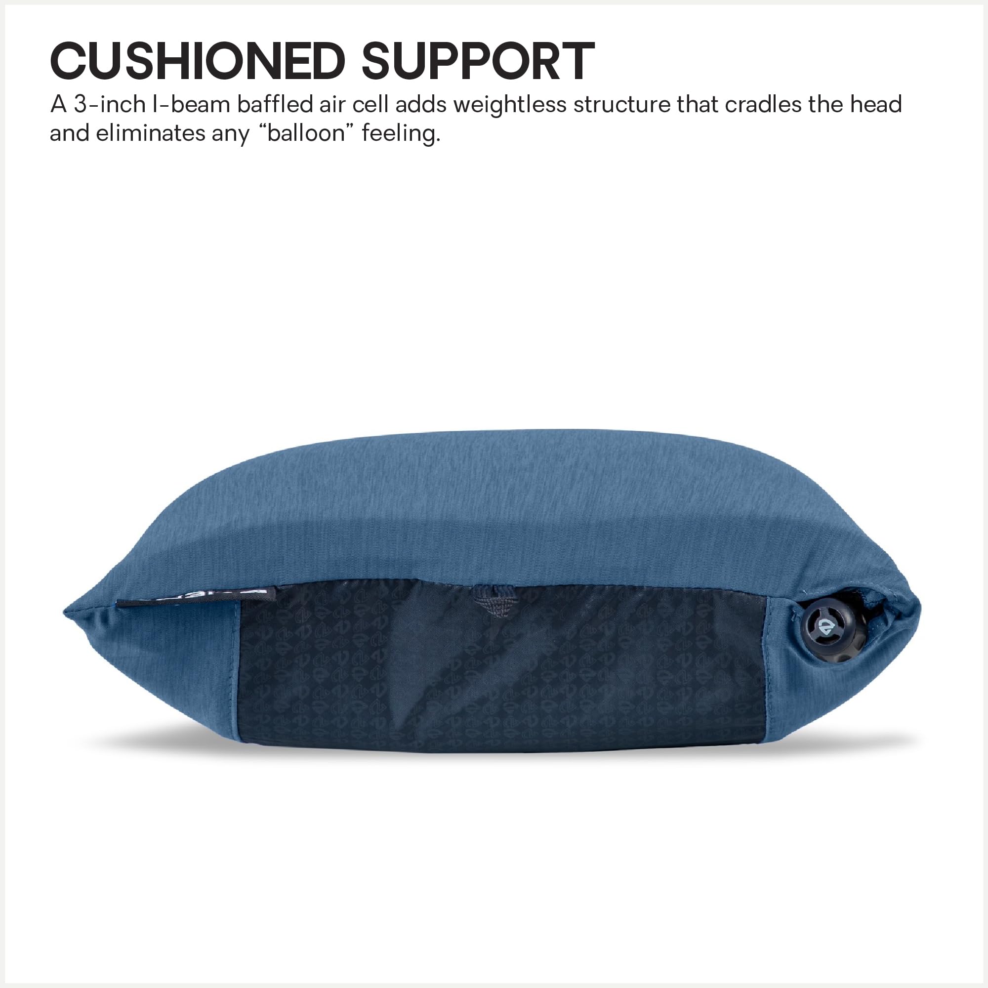 NEMO Fillo Camping Pillow - Blue -4