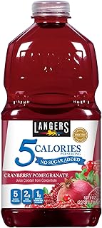 Langers 5 Juice Cocktail, Cranberry Pomegranate, 64 Fl Oz (Pack of 8)