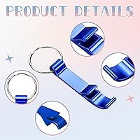 Vista 3 de 200 Pack Colorful Aluminum Bottle Opener Keychain for Party Favor Wedding Favor