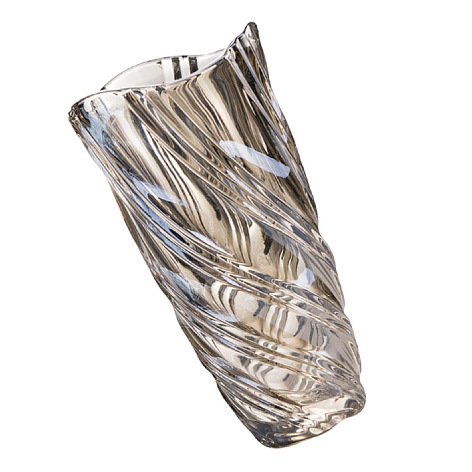 Vase en verre marron FOMIYES résistant à la chaleur pour décoration de maison