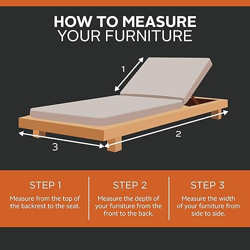 Miniatura 8 de Classic Accessories Montlake Chaise - Funda para cojín, espuma y funda extraíble