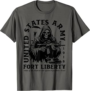 Fort Liberty US Military Base North Carolina NC Ft Liberty T-Shirt