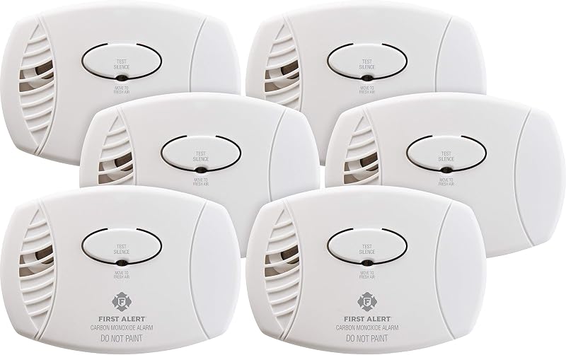 First Alert Battery Carbon Monoxide Alarm | CO400 6-Pack