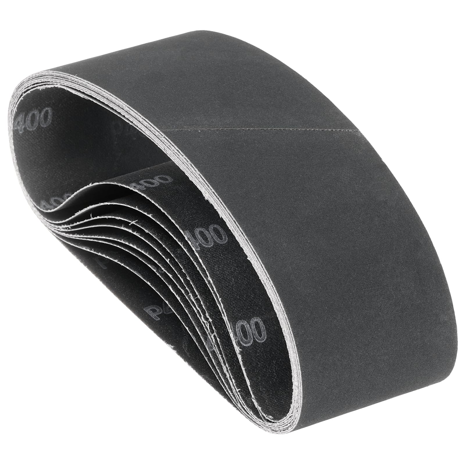 Kozelo 8 Pack Sanding Belts 3 x 21 Inch 400 Grit Silicon Carbide Abrasive Belt Sander Paper for Belt Sander Metal Grinding Wood Working Weld Rust Removal