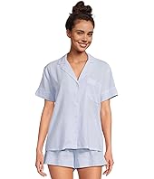 White/Cornflower Blue