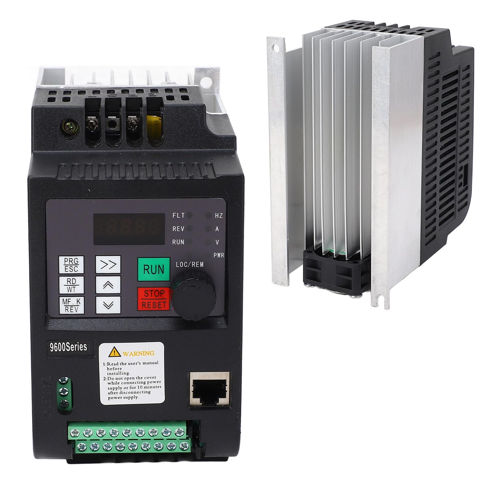 Fafeicy Przetwornica Częstotliwości 1,5 KW 7 A, Wejście Jednofazowe 110 V,