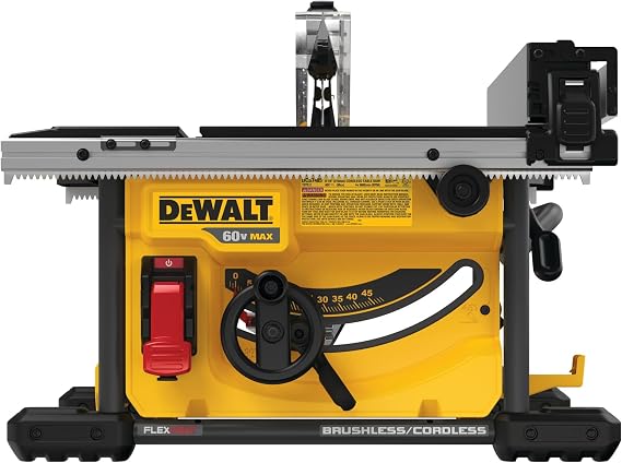 DEWALT FLEXVOLT 60V MAX* Table Saw, 8-1/4-Inch, Tool Only (DCS7485B)