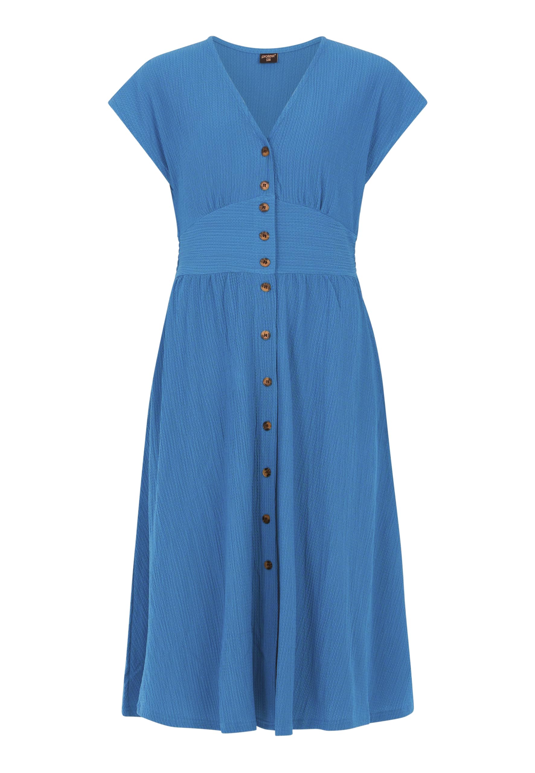 Protest Women's Gladio Blue Prtnieve Midi Dress, L