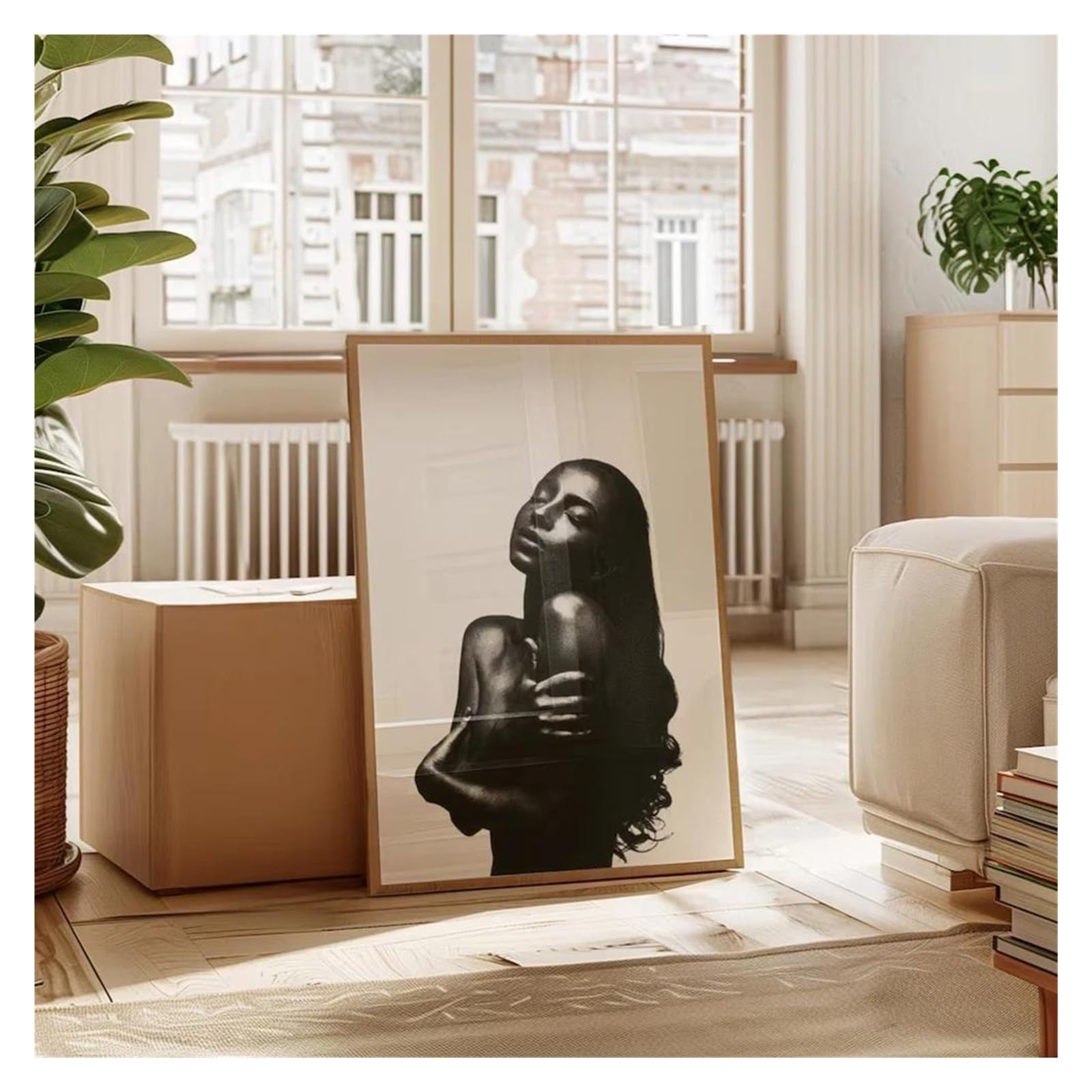 Póster de música retro moderna 30x40cm para decoración de hogar con diseño de músico 1