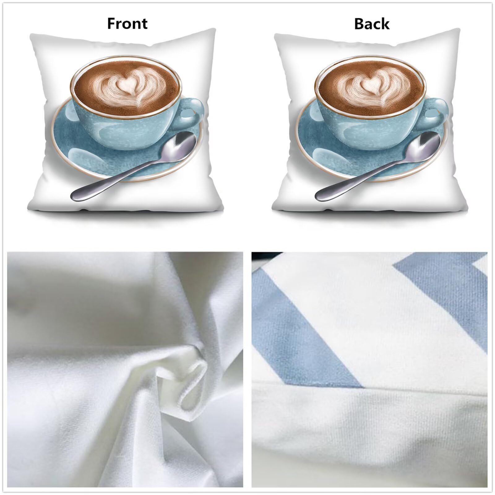 4 Pack Federe Cuscini Divano 35x35 Cuscini per Divano Rosso Doppia Faccia Stampa HD Creatura di corallo Decorativa Copricuscini Soft con Cerniera Nascosta per Soggiorno Esterno Giardino Decor N-389