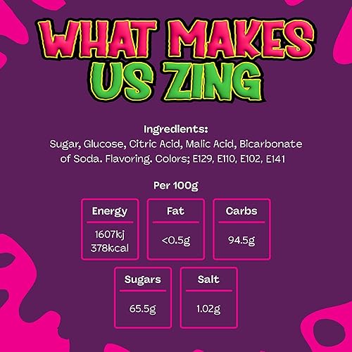 Miniatura 3 de Barnetts - Mega Frutas de caramelo agrias 3.67 oz - Bolsas dulces de moda - Dulces tradicionalmente hechos a mano - Revestimiento agrio dura 20