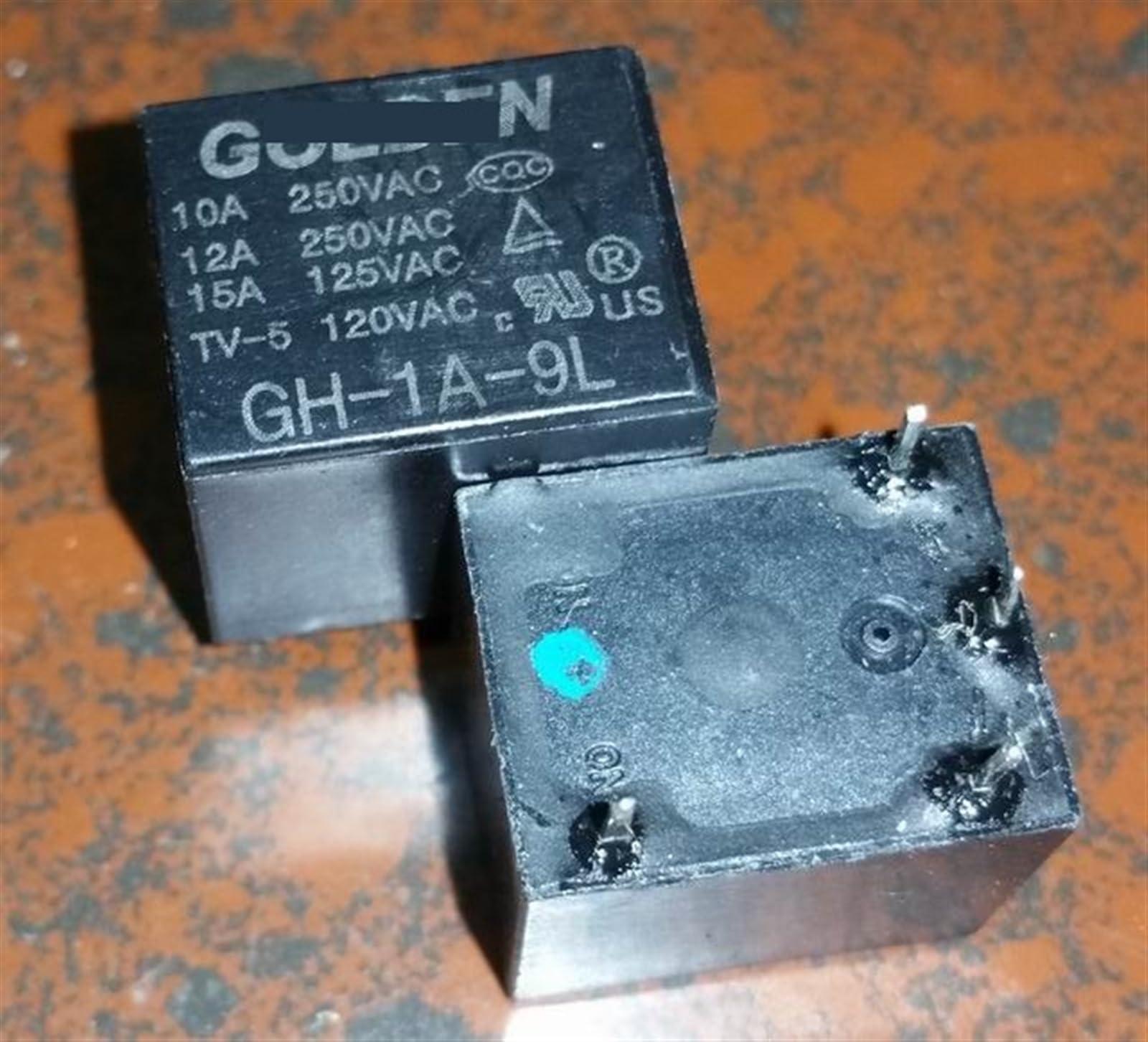 Relais GH-1A-12L 12V haute performance de commutation 4 broches