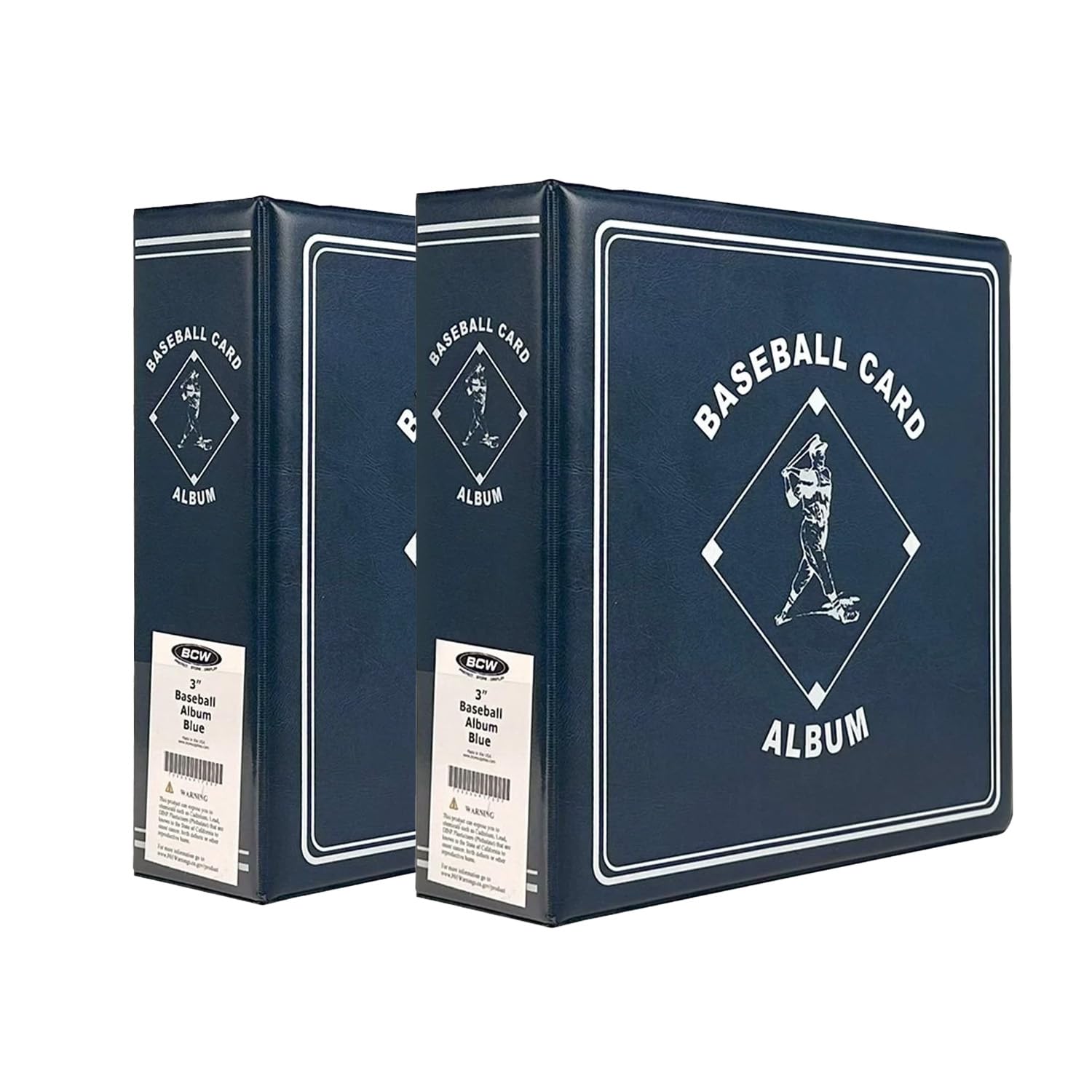Album baseball de protection bleu BCW rangement classeur 90 cartes