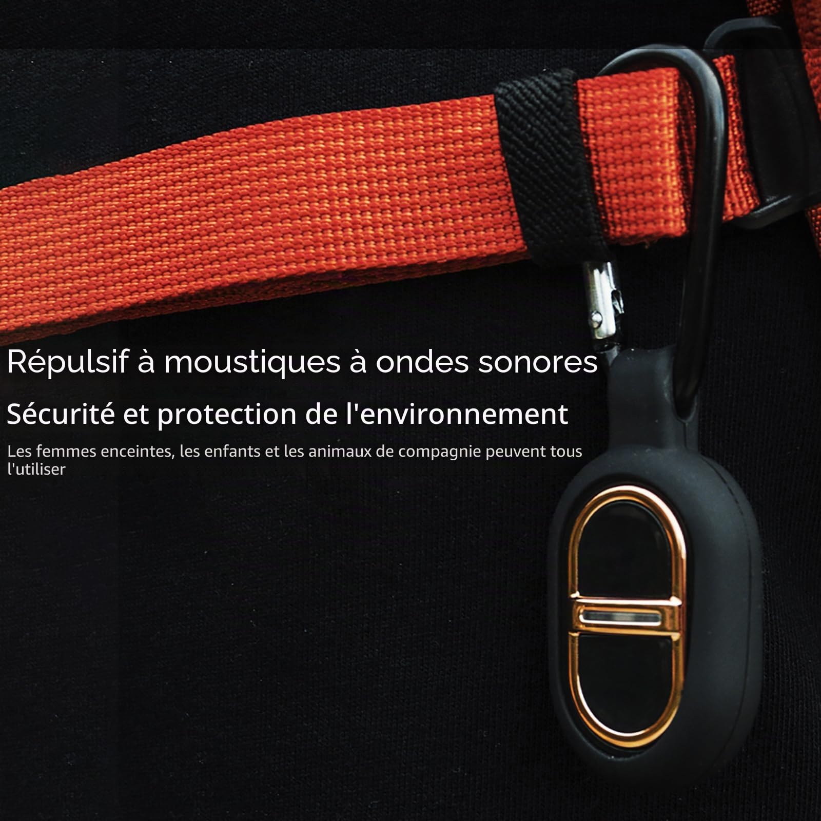 Répulsif Ultrasonique De Moustique Répulsif Anti-nuisible Ultrasons Portable Anti-Tiques Anti-Parasites - Porte Clé - Pendentif Répulsif Anti-puces, Moustiques, Tiques