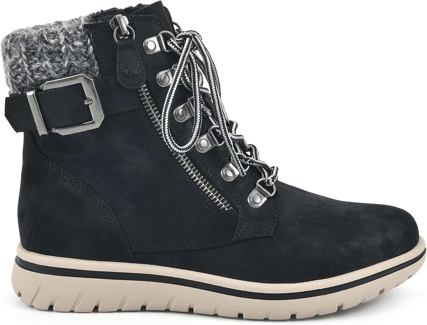 CLIFFS BY WHITE MOUNTAIN Women's Hearty Cushioned Hiker Ankle Boots