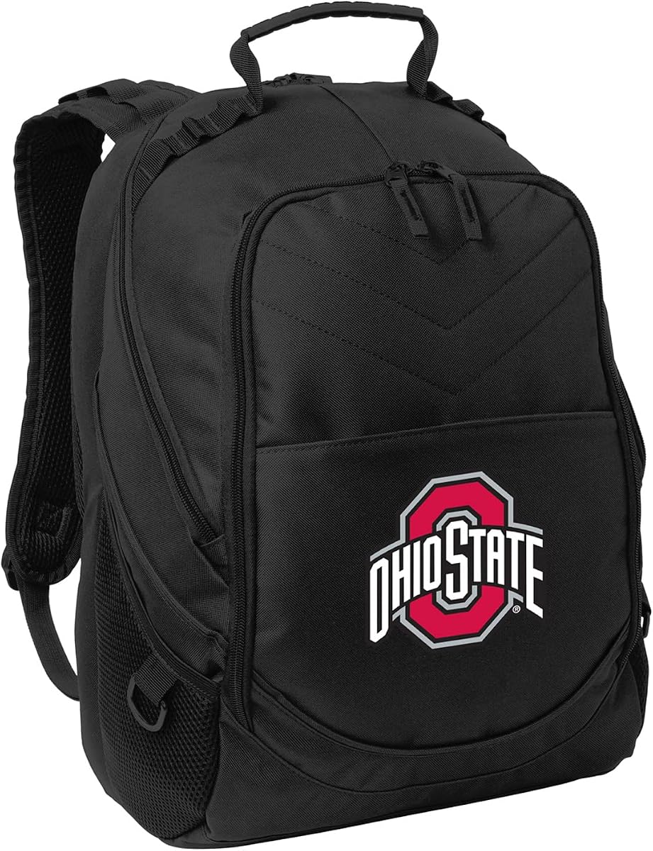 Broad Bay OSU Backpack | Official Ohio State Buckeyes Logo, Padded Laptop Computer Section, Premium 600 Denier Nylon Fabric,