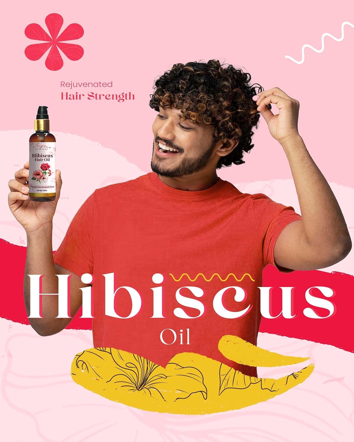 Siya Ayurveda Hibiscus Ayurvedic Oil for Hair Growth 2