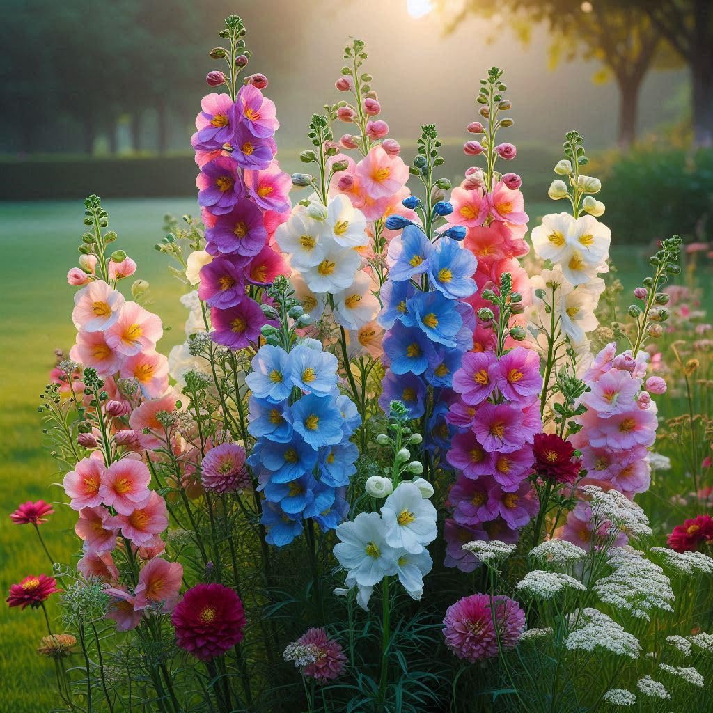 100+ SEEDS- All Seasons Larkspur HYBRID Flower Seeds For Home Garden- (Bi Colour) (B0DCZXMX8X) Amazon Price History, Amazon Price Tracker