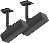Tiebutie Angle Adjustable Speaker Wall Mount for Bose Speakers - Ceiling & Wall Mount for Bose UB-20 Series II, SoundTouch, CineMate, Lifestyle, Acoustimass, Cube Surround Speaker Bracket, 2 Pack