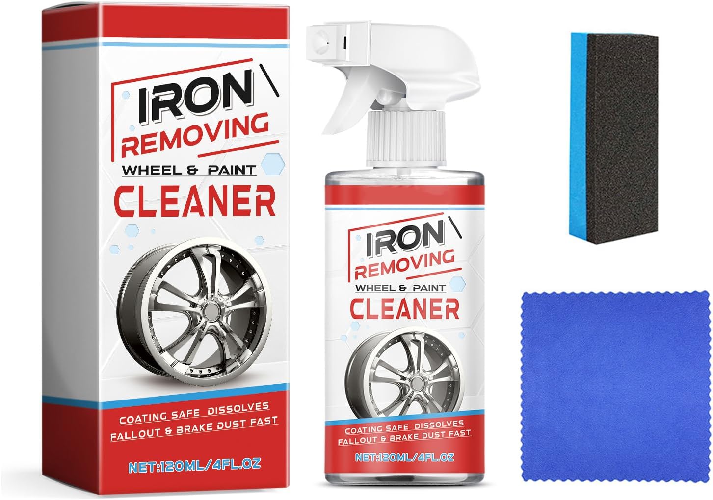 Amazon.com: Car Rust Remover Spray, Rust Cleaner for Car Wheel Metal ...