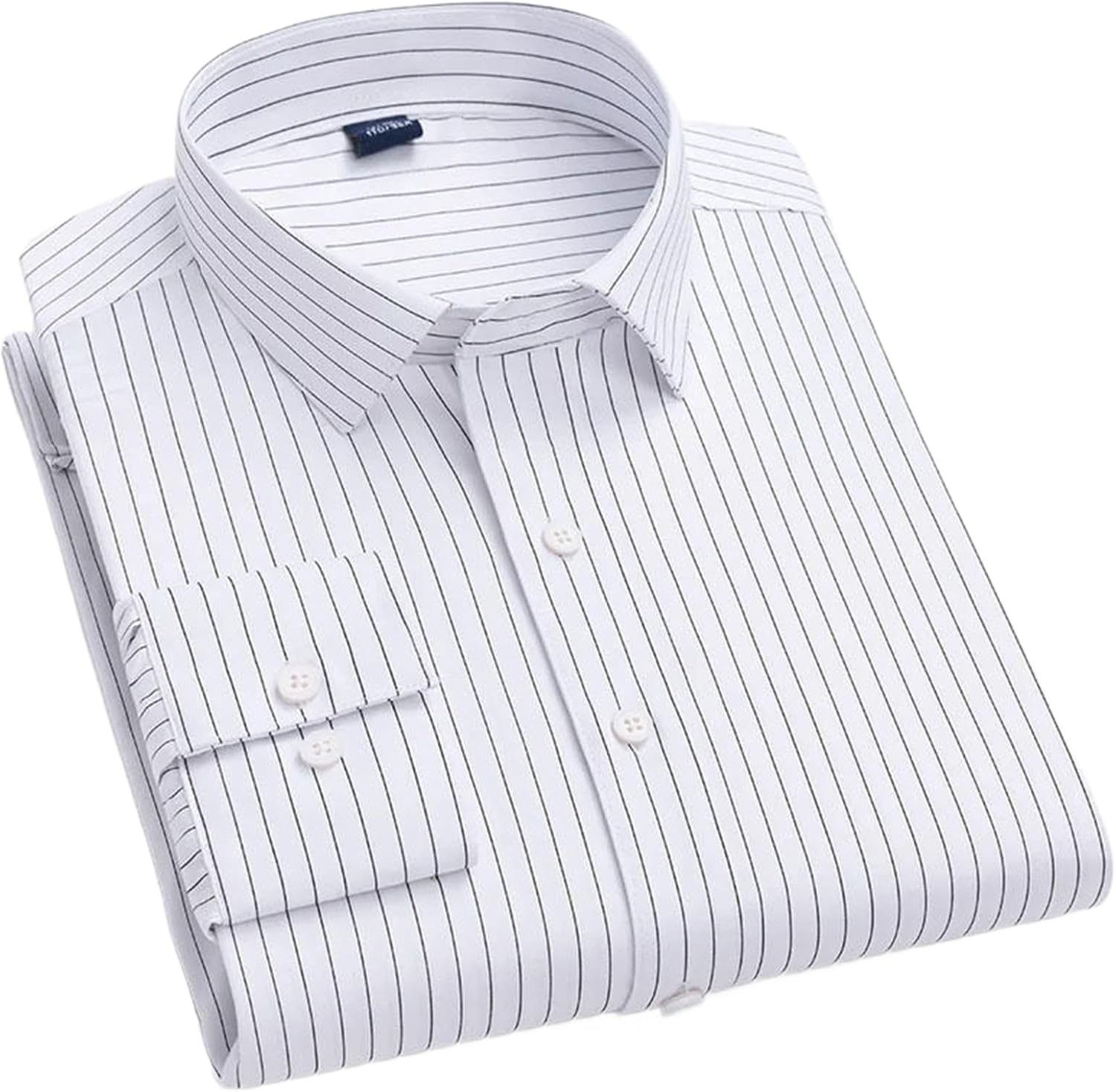 Mens Long Sleeve Dress Shirts for Slim Fit Social Business Blouse Shirt Top