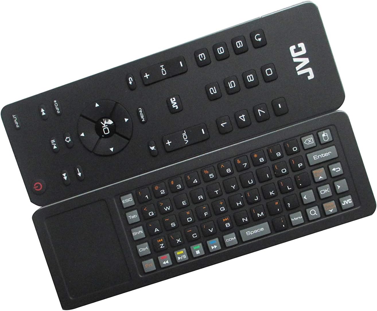 Hotsmtbang Replacement Remote Control with QWERTY Keyboard Compatible for JVC SP50MC JLE55SP Full HD 1080p LED TV