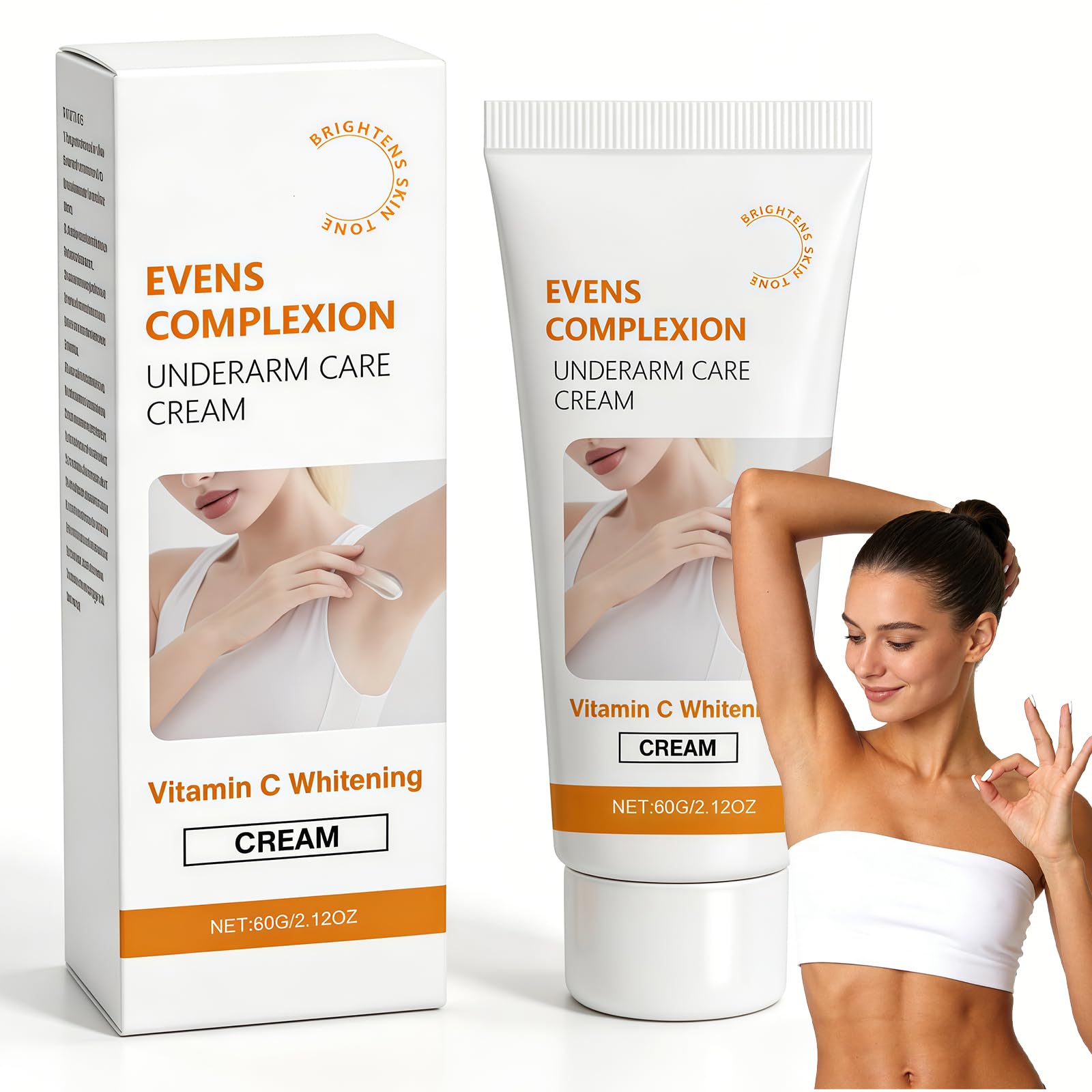 Crema Aclarante Corporal 120g,Tratamiento para Manchas Oscuras, Apto para Axilas,Rodillas y Zonas Íntimas,Hidratación Profunda para un Tono de Piel Más Uniforme y Suave — view 12